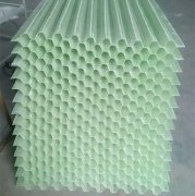 玻璃鋼斜管填料的處理工藝及效果。